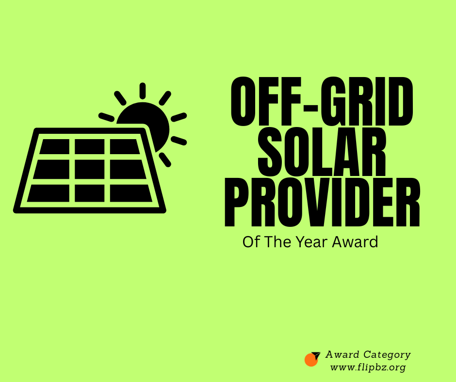 Off-grid Solar Provider Of The Year